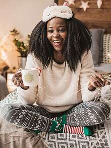 Nuevas pegatinas navideñas, pegatinas decorativas de oro transparente con forma redonda para el embalaje de regalos de comercio transfronterizo, decoración navideña