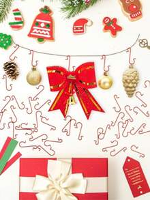 20 de bucăți cârlige pentru ornamente de culori asortate, umerașe din oțel inoxidabil în formă de S pentru decorațiuni de brad de Crăciun, pentru agățarea ornamentelor de Crăciun, decorațiuni de Crăciun, decor de cameră de iarnă