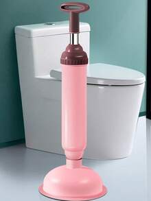 1 pezzo Strumento per sbloccare gli scarichi del water, Pulitore per scarichi del water ad alta pressione, Spazzola a pompa per water, Accessorio essenziale per la casa