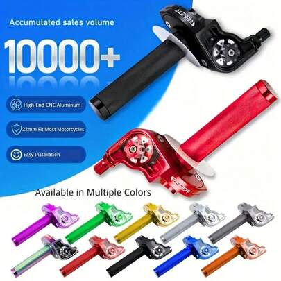 7/8'' 22MM 摩托车油门手柄，CNC 铝合金快扭油门组件，适用于 CRF CR YZ EXC SSR TTR DRZ DR RM CRF50 XR50 50 70 110 125 230 250 越野摩托车