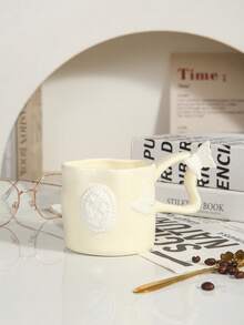 1 Peça Caneca Cerâmica 3D de Borboleta, Adequada para Água, Café, Leite, Xícaras de Chá, Presentes Personalizados, Presentes para Mulheres, Presentes para Mães, Presentes de Aniversário