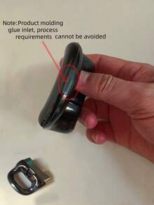 2pcs Black Pot Side Handles - Pressure Cooker, Steamer, Sauce Pot, Ear Replacement, Single Hole, Short Side Handle - Kitchen Cookware Accessories, Pot Accessories (Friendly Reminder: Please Confirm The Size Before Purchasing To Ensure It Fits)