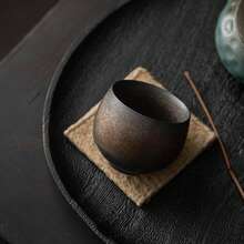 1 Set Handmade Japanese Rustic Style Vintage Ceramic Tea Set, Including Teacups, Suitable For Gongfu Tea Ceremony, Retro Style - Multicolor - View 8