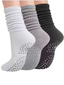 1/3 Pairs Women Yoga Socks, Suitable For Pilates, Outdoor Couple Gift Socks - Multicolor - View 10