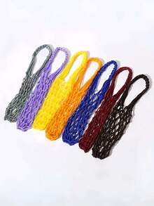 1pc Handmade Woven Mesh Bag - Coffee Cup Carrier, Water Bottle Holder, Storage Pouch - Durable Polyester With Open Top - Gift For Coffee Lovers, Reusable Beverage Holder, Coffee Cup Holder, Portable Drink Carrier, Decorative Mesh Bag,Decorative Net Pouch, Handmade Gift For Friends, Family, Classmates.