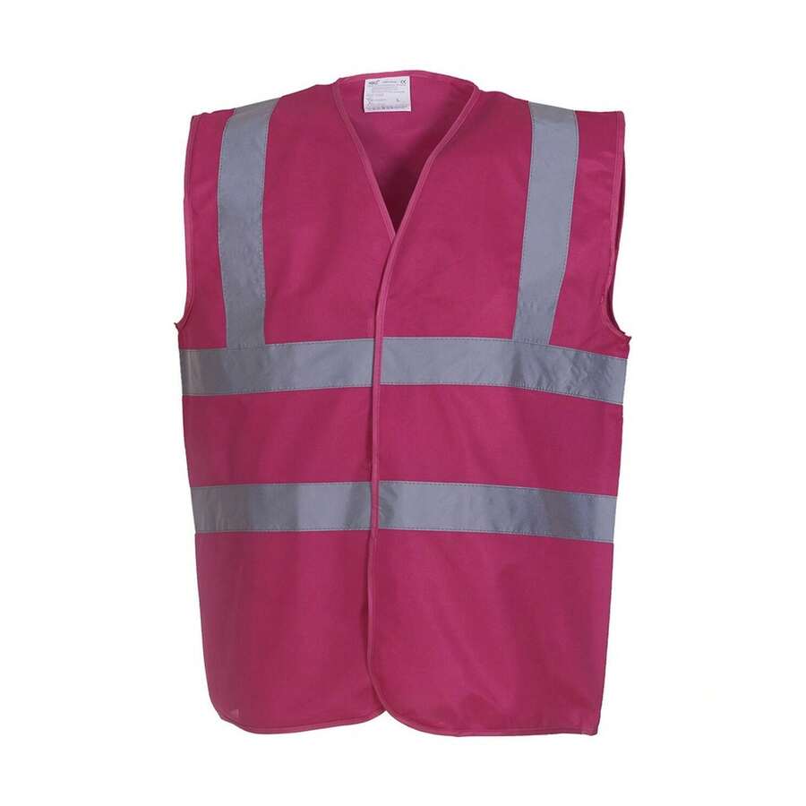 Yoko Unisex Adult Band & Brace Waistcoat (Raspberry) - 西瓜粉 - 查看 1