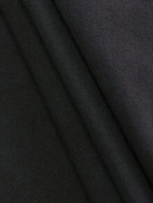 Black Tee With "Astronaut" Graphic, Retro Futuristic Fashion,Double-Sided Personalized Printed Pure Cotton Durable   Choice Versatile Short-Sleeved - 黑色 - 查看 6