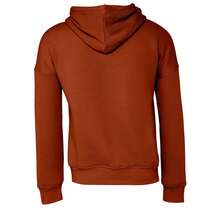Unisex Adult Sponge Fleece Pullover Hoodie (Brick) - Coffee Brown - View 2