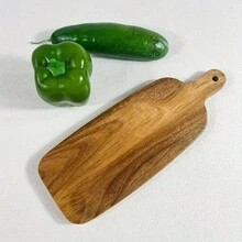相思木砧板，圣诞树形厨房砧板，用于盛菜、切菜、切奶酪、水果、蔬菜 - 优雅的节日装饰 - 易于清洁的表面 - 可翻转 - 理想的圣诞礼物 - 多用途，可用于切面包、奶酪、水果 - 光滑的表面 - 耐用且易于切割，适合圣诞节、感恩节、万圣节、厨房和餐厅礼物、厨房小工具 - 彩色 - 查看 6