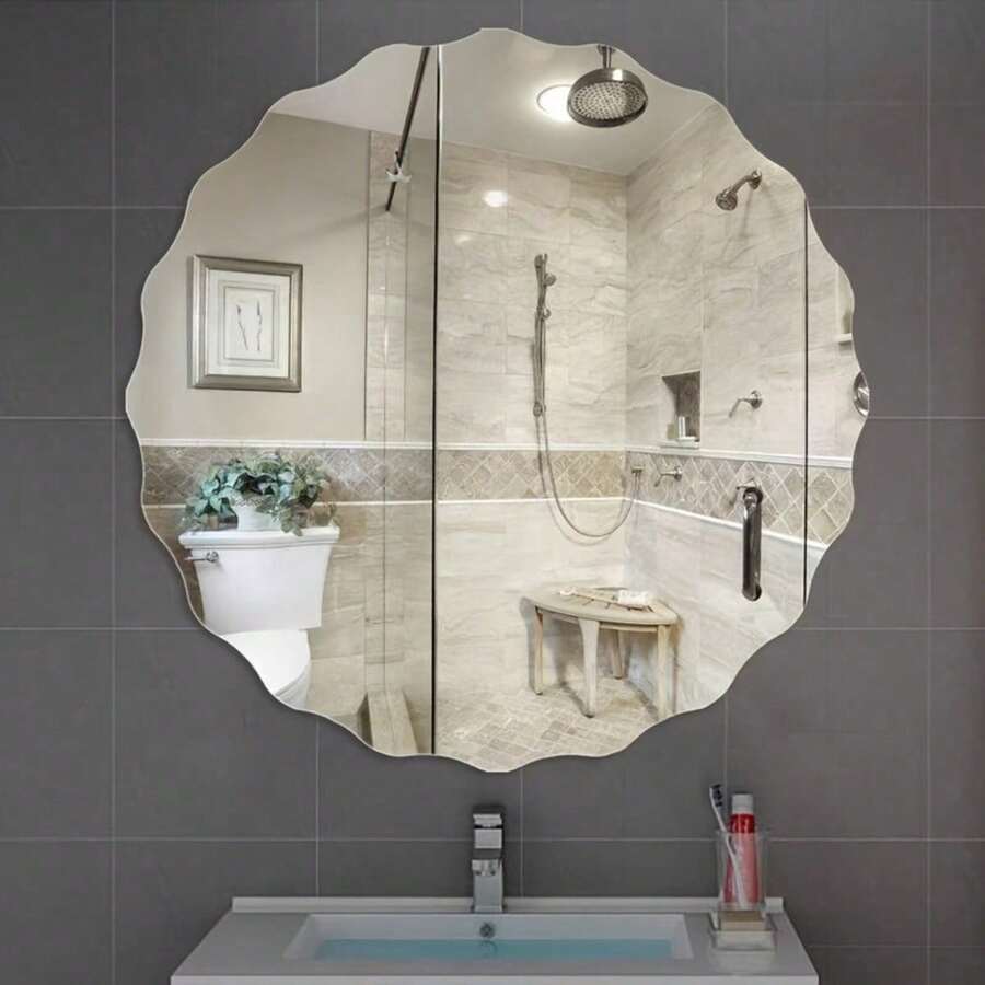 1 Gương trang điểm, Gương Acrylic hình mặt trời, Gương trang trí cảnh cưới lãng mạn, Gương trang trí cảnh ngày lễ, Gương sắp xếp đồ dùng hàng ngày trong xe RV, Gương mỹ phẩm, Gương làm tóc, Gương trang trí phòng khách - 2mm - Xem 1