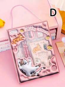 Christmas Gift Stationery Set - 6-Piece Portable Pencil Case With Santa, Reindeer And Holiday Designs - Perfect For Students And Office Use - Perfect Christmas Gift, Holiday Design, Durable Plastic, Stationery Gift Box, Calligraphy And Stationery Set, Stationery Countdown Calendar, Christmas Pens, Stationery Set, Pens, School Stationery, School Supplies, Stationery Projects, School Accessories