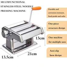 1 pezzo Macchina manuale multifunzionale per la pasta, macchina per la pasta per uso domestico
