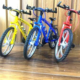 1:10 Mini Alloy Bicycle Model,Diecast Metal Finger Mountain Bike Racing Toy,Mulation Downhill Racing Bike, Metal Toy Ornament/Desktop Collection,Halloween/Thanksgiving/Christmas Gifts