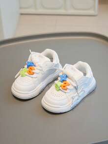 Kinder Lässig schuhe, neue Herbst Cartoon weiße Sneaker, weiche Sohle atmungsaktiv Jungen Mädchen Mode vielseitige leichte Sportschuhe