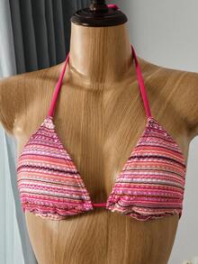 Bellisia Conjunto de biquíni de férias estilo boêmio feminino para praia de verão, 3 peças