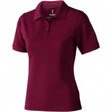 Elevate Calgary Short Sleeve Ladies Polo (Burgundy) - Burgundy - View 1