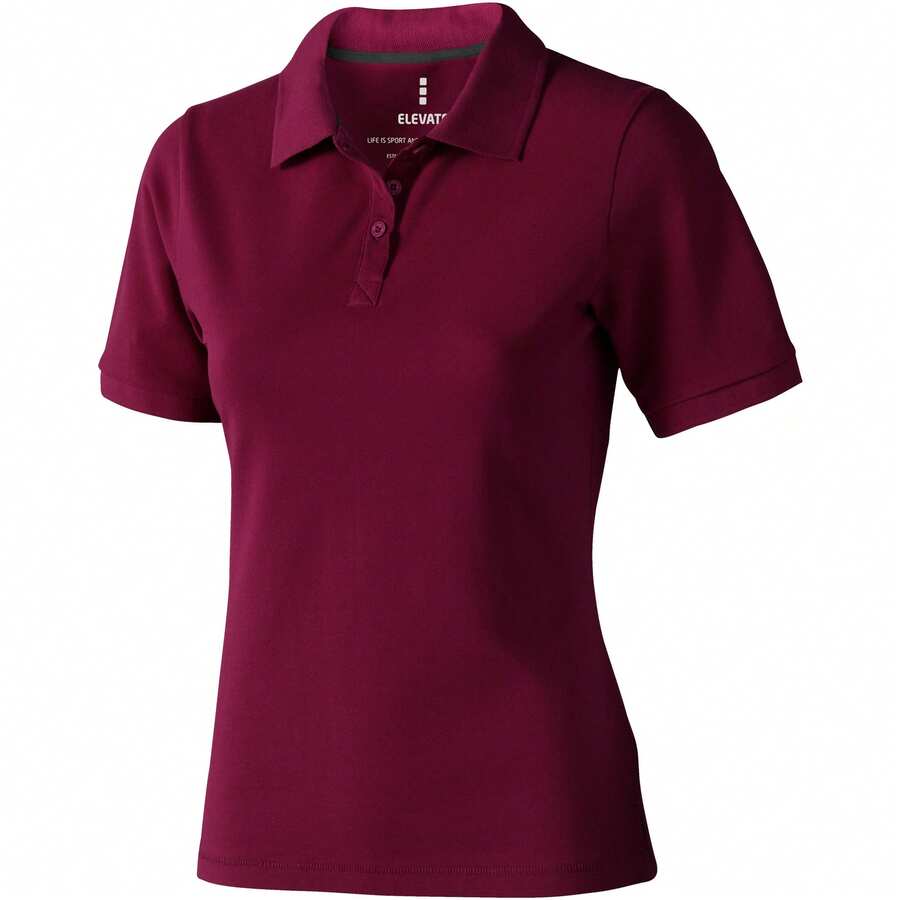 Elevate Calgary Short Sleeve Ladies Polo (Burgundy) - Burgundy - View 1