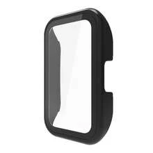 1pc Solid Color Unisex Detachable Protective Case + Screen Protector All-In-One PC Smart Bracelet Protective Case Compatible With Huawei Band 10/9/8, Suitable For All-Day Wear