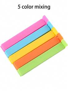 25 Kẹp Đựng Khoai Tây Chiên, Kẹp Túi Đựng Thực Phẩm Bằng Nhựa Để Đóng Gói Đồ Ăn Nhẹ, Bánh Mì, Dụng Cụ Sắp Xếp Nhà Bếp Có Thể Tái Sử Dụng, Kẹp Túi Đựng Khoai Tây Chiên Nhiều Màu Để Bảo Quản - Nhiều màu - Xem 8