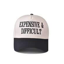 Embroidered Letter Color Matching Baseball Cap Adjustable Sun Protection Casual Hat Suitable For Spring And Autumn Travel Fashionable All-Match Sun Protection Youth Sun Hat Casual Style Young Women Hat