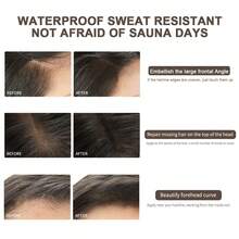 Waterproof Hairline Powder Fill Gaps & Forehead | 3 Colors | Sweatproof | Lightweight Natural Look | Touch-Up Mirror | Vegan Formula#HairlinePowder #WideForeheadFix #BeautyHack #Over40Beauty #BeforeAfterHair