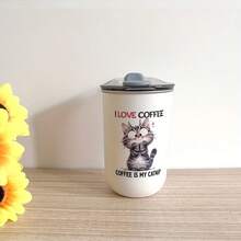 Teacher Appreciation Wine Glass - 1pc12oz Stainless Steel, Oval, Insulated Lid, Portable Travel Mug, Drinkware For All Seasons, Perfect Teacher Gift