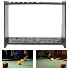 Billiards Cue Rack Premium Billiard Stick Rack Stand For Floor, Stylish Wooden Pool Stick Holder, Perfect For Organizing And Displaying Your Cue Sticks, Features A Sturdy And Elegant Wooden Design That Complements Any Game Room Or Pool Hall, Holds Multiple Cues Securely To Prevent Damage, Ideal For Keeping Your Billiard Equipment Neat And Accessible, Great For Personal Or Commercial Use, Designed To Provide Easy Access To Your Cues While Keeping Them In Excellent Condition, A Must-Have For Any Pool Or Billiards Enthusiast Looking To Enhance Their Game Room Setup. - Brown - View 5