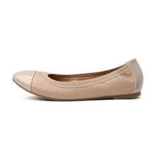 Women Ballet Flats, Colorblock Ballerina Flats, With Elastic Comfortable Classic Elegant Foldable Slip-Resistant Flat Shoes, Street, Bussiness, Office - 裸色 - 查看 4