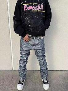 Hip Hop Spider Hoodies Set Y2k Hoodie Tracksuit Pullover Sweatshirt For Women Men Matching Hoodies For CouplesWarm And Comfortable - 黑色連帽衫 - 查看 3