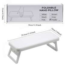 1 Stück tragbare Maniküre Handauflage, 1 Stück Nagelpflege Handkissen, 1 Stück Handgelenkstütze, Salon Maniküre Essentials, 1 Stück Maniküre Handhalter für den Heimgebrauch