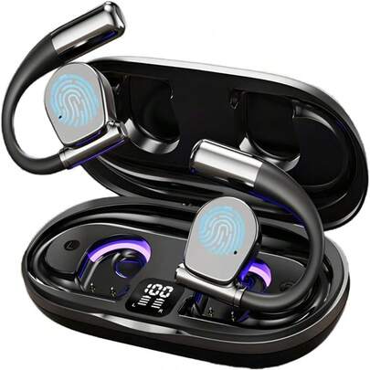 AI Translation Headphones, Smart Voice Translation Earbuds, 150 Languages Online Translation, Bluetooth Compatible, In-Ear Headphones, Real-Time Translation Device, Suitable For Business Travel And Everyday Use.