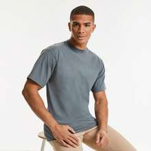 Jerzees Colours Mens Classic Short Sleeve TShirt (Convoy Grey) - Coffee Brown - View 3