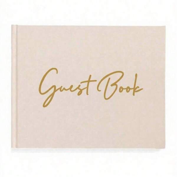 1Pc Wedding Memo Pad, Keepsake Book, Guest Sign-In Book, Suggestion Book, Notebook, Sign-In Book Stylish, Warm & Adorable, Perfect Gift For Wishes Ideal For Parties, Birthday Celebrations