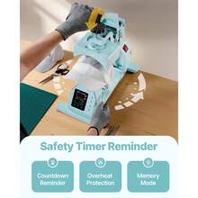 Hat Heat Press Machine, With 4pcs Interchangeable Platens, Precise Temperature And Time Control, Hat Press For Iron On And Sublimation Projects, For Caps, Headbands, Cuffs, Face Masks, Green - Green 4 In 1 - View 8