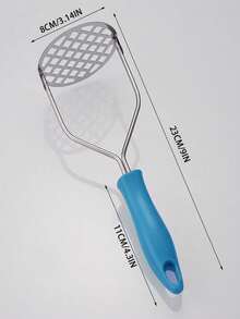 1件/2件不锈钢土豆捣碎器，家用土豆泥压泥器，厨房工具山药/红薯捣碎器，手动多功能捣碎器