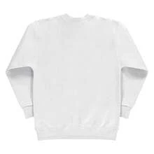 Kids/Childrens Crew Neck Sweatshirt Top (White) - White - View 2