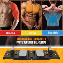 YUDSKU Tabla de Flexiones 30 en 1 Ajustable en Longitud según Anchura de Hombros, Conteo de Tiempo Automático, Soporte Antideslizante y Ligas de Resistencia – Push Up Board para Fitness y Gym en Casa - 1 - Ver 4