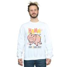Disney Mens Toy Story 4 Hamm The Piggy Bank Sweatshirt (White) - White - View 3