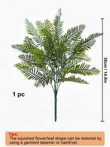 1 cây dương xỉ Boston nhân tạo Cây nhân tạo Cây xanh ngoài trời Cây bụi giả Chống tia UV Cho Vườn Hiên Trước Bàn Cửa Sổ Hộp Trang Trí Nhà - màu xanh lá - Xem 2