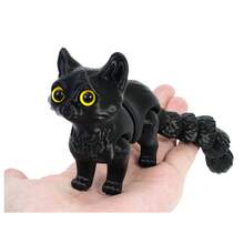 1pc 3D Printed Cat Model - Teen Entertainment Toy - Collectible Figurine - Stitch Toys - Travel Toys - Classroom Fidget Toys - Mini Stuff Bath Toys - Christmas Stationery Stress Ball - Birthday Gift - Christmas Gift - Halloween Gift - Christmas Eve Gift - Perfect Gift - Gift - Toys - Games