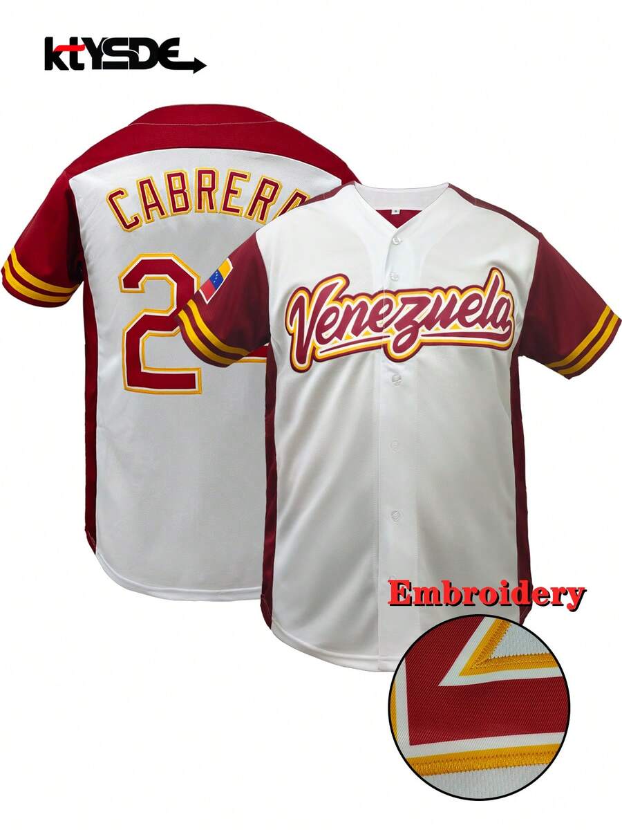 KTYSDE Ropa de béisbol para hombres - Blanco - Ver 1