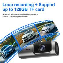 無線 WIFI 行車記錄器，2K 超高清車用攝影機，隱藏式迷你儀表板記錄器，24 小時監控，適合汽車的小型儀表板攝影機 - A - 查看 8