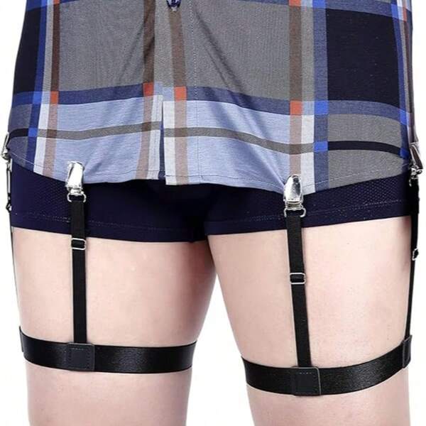 Camicia da uomo resistente alle pieghe, antiscivolo e regolabile