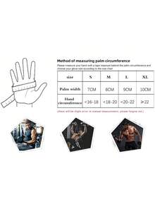 1 par de guantes de fitness de media dedos unisex, guantes de ciclismo antideslizantes y transpirables, guantes de levantamiento de pesas ultraligeros, guantes deportivos con protección de palma amortiguadora, guantes de entrenamiento con protección total de la palma, adecuados para entrenamiento, deportes, gimnasio, ciclismo y otras ocasiones, accesorios de fitness, deportes, gimnasio, entrenamiento en casa, accesorios deportivos, accesorios de fitness - Multicolor - Ver 9
