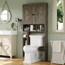 Furniouse Toilet Cabinet, Over-Toilet Storage Cabinet, Bathroom Storage Cabinet, Laundry Room Storage Cabinet. Minimalist Design With Ample Storage Space, Easy Assembly, And Long-Lasting Durability. The Ultimate Bathroom Storage Solution. - Xám - Xem 8