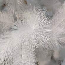 White PVC Artificial Christmas Tree, Realistic Pine Needle Design, Winter Holiday Decor For Home, Office, Commercial Display, Party Backdrop, Stable Metal 4-Leg Stand, Easy Assembly And Storage, Non-Shedding And Fade-Resistant, Hang Lights & Ornaments For DIY, Modern Minimalist Style, Fresh White Tone, Adds Christmas Ambiance, Suitable For Home, Office, Various Sizes Available To Fit Different Spaces - White - View 8