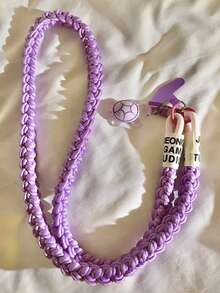 Pink Sea Turtle Pendant Phone Case With Detachable Strap, Crossbody Chain, Versatile For All Phones