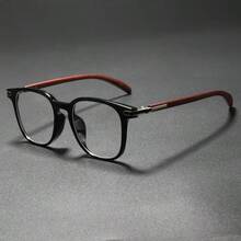 经典简约裸框无度数眼镜，日常办公无度数眼镜 WM86015 - 彩色 - 查看 12