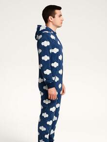 Men Thermal Underwear Sets - 藏蓝色 - 查看 3
