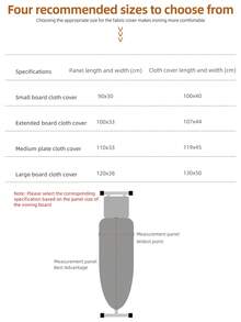 Thick Ironing Board Cover, Heatproof Universal Ironing Pad With Dust-Proof Replacement Cloth Cover For Home Use - [High Temperature Resistant Cloth Cover] Orange and Blue Dream - View 4